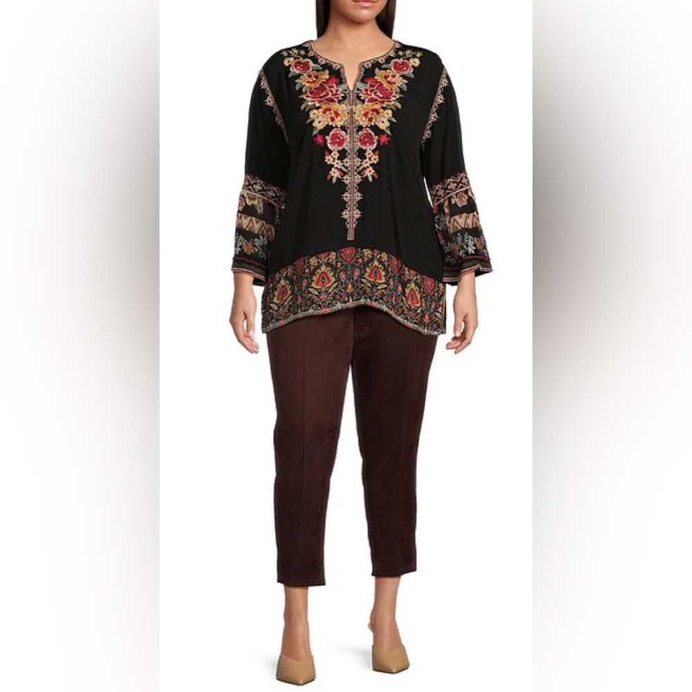 John Mark Faux Suede Pull-On Pants